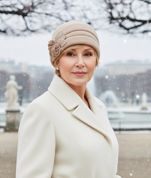 Caciula de dama eleganta Zena