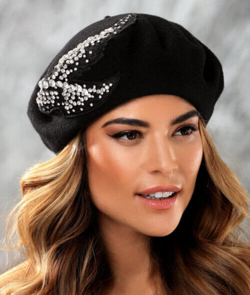 Caciula de dama tip bereta eleganta Oris