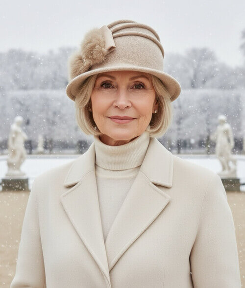 Caciula de dama stil palarie eleganta Muzis