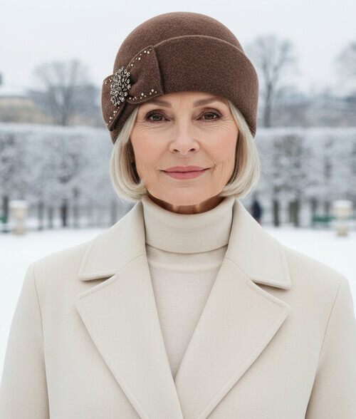 Caciula eleganta de dama Grimata 1