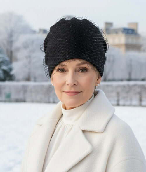 Caciula eleganta de dama Agafia 1