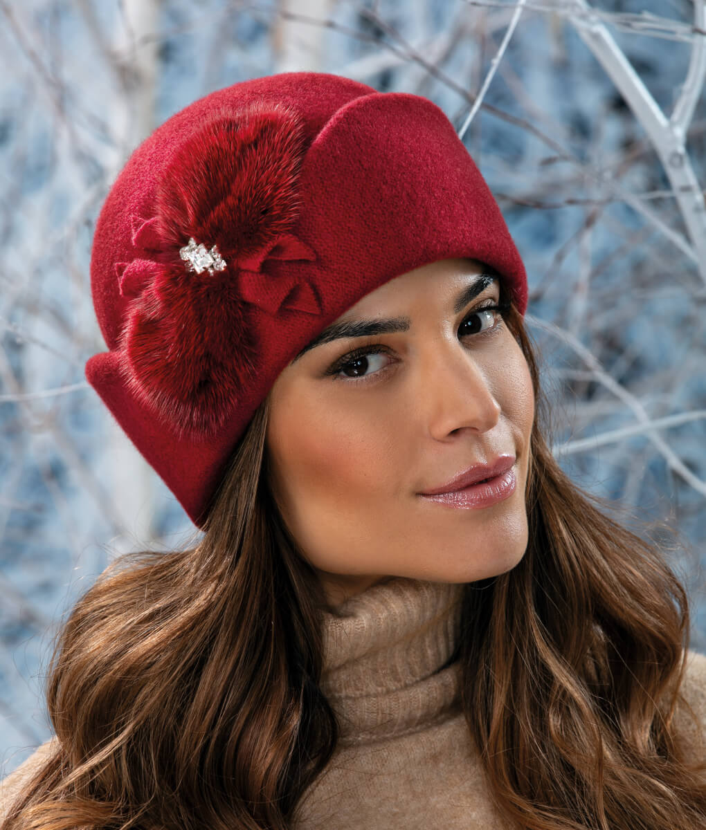 Caciula eleganta de dama Amalfis 3